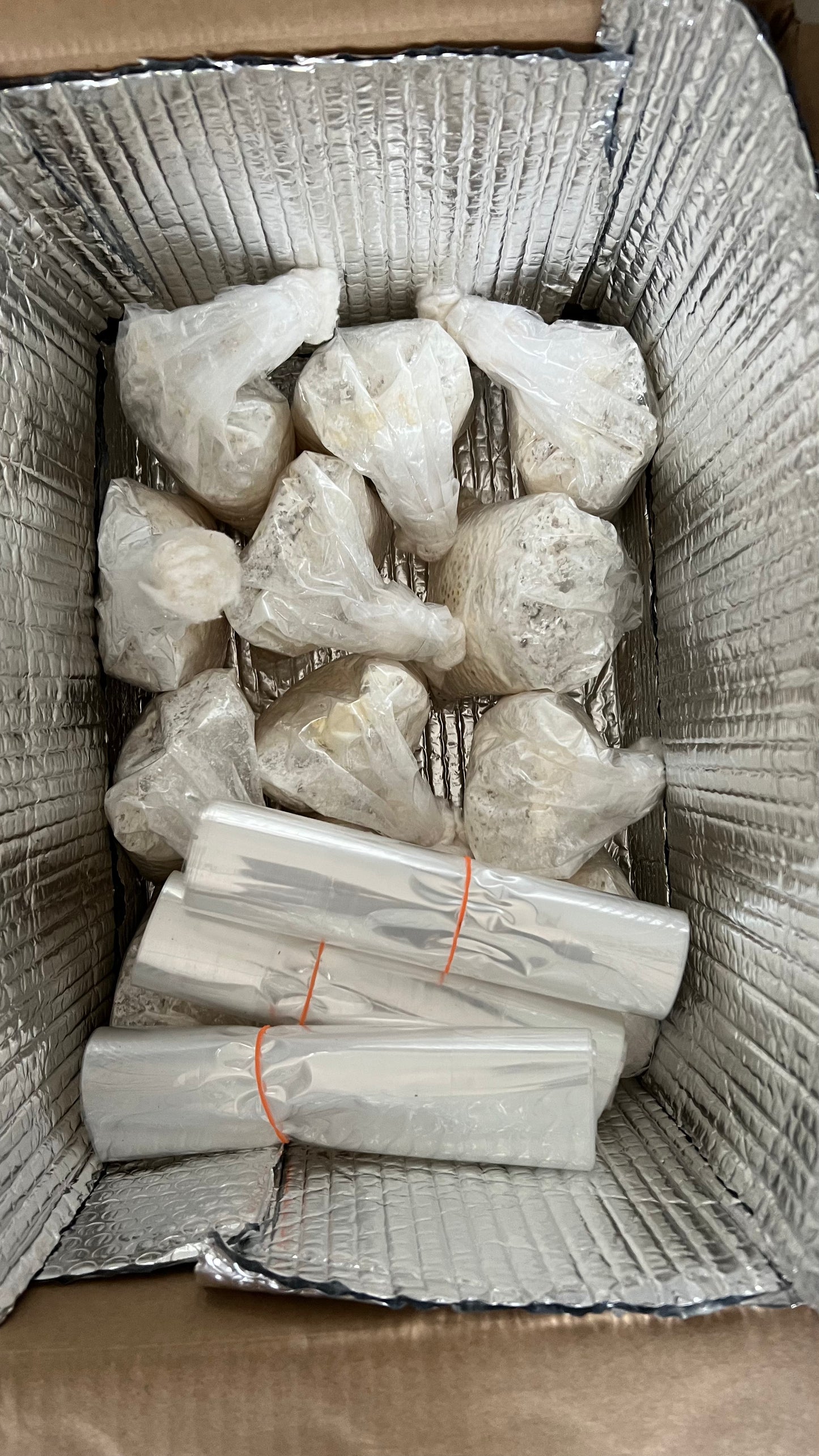25 block Mushroom growing combo - Make 25 bags of 2.5KG each -