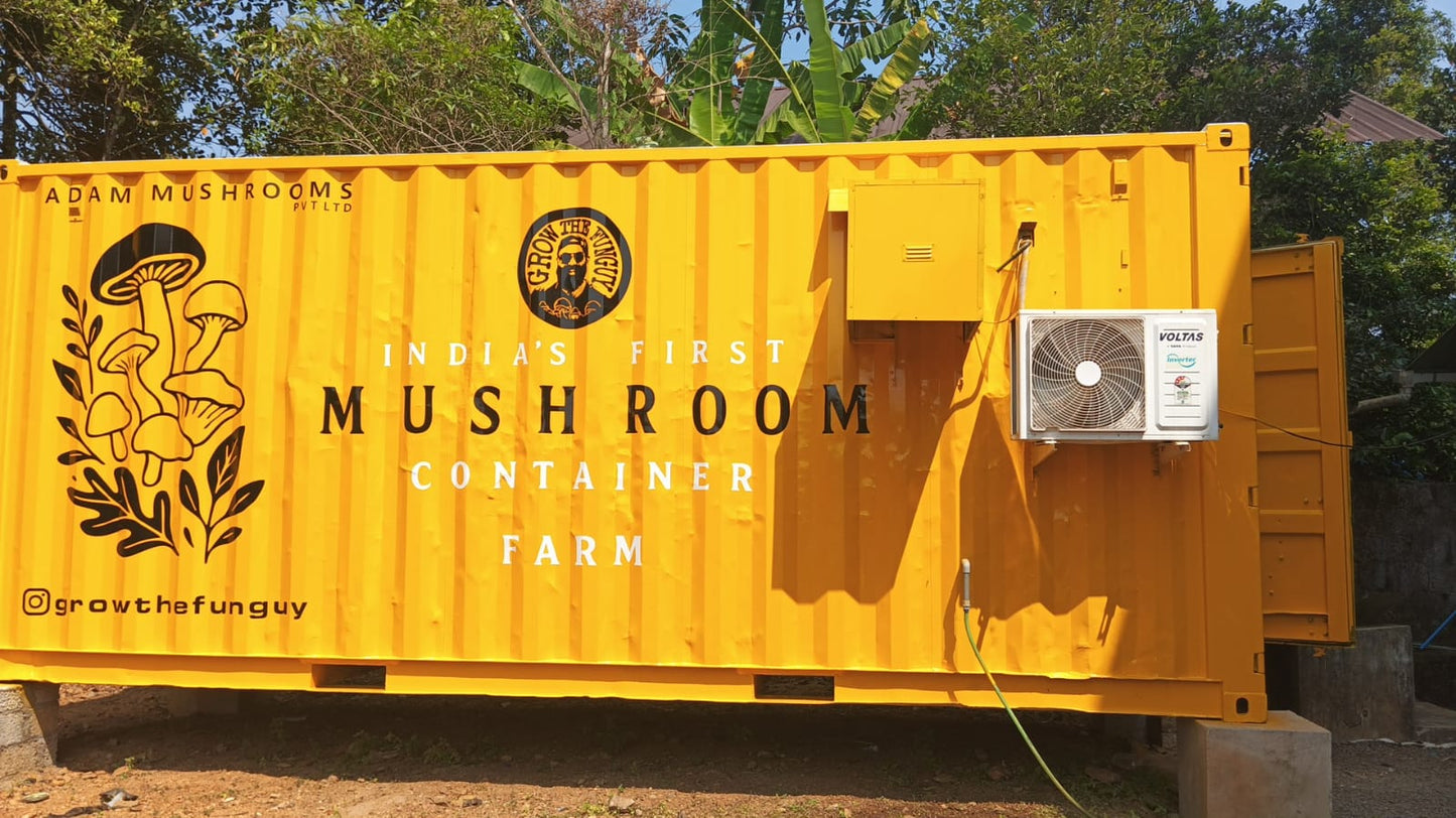Fully Automated Mushroom Container Farm